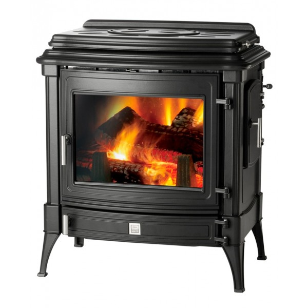 Poêle à Bois Nestor Martin STANDFORD9+ 9KW Fonte, Vitre Propre, Efficace