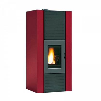 Poêle à pellets Palazzetti Martina IDRO Lux : Chaleur Performante 10/15kW, Acier Élégant