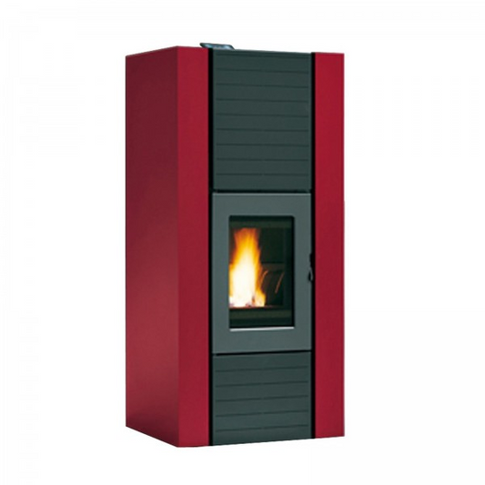 Poêle à pellets Palazzetti Martina IDRO Lux : Chaleur Performante 10/15kW, Acier Élégant